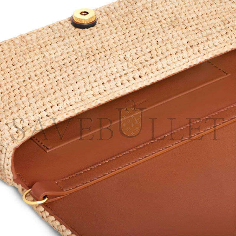 Ce1i*e multipochette in raffia 10m432fwi.02nt (23*11*4cm)